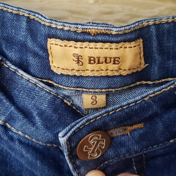 STS BLUE high waist embroidered shorts 3 - Picture 3 of 7